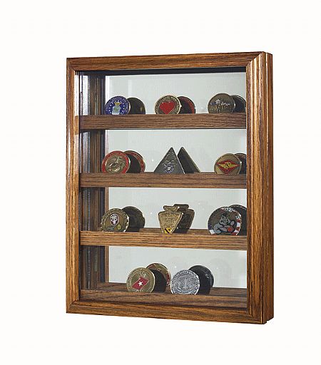 Coin Display Case - 28 Military Coins